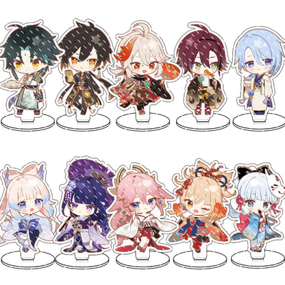 Genshin Impact Acrylic Stand Figures (Chibi Style)