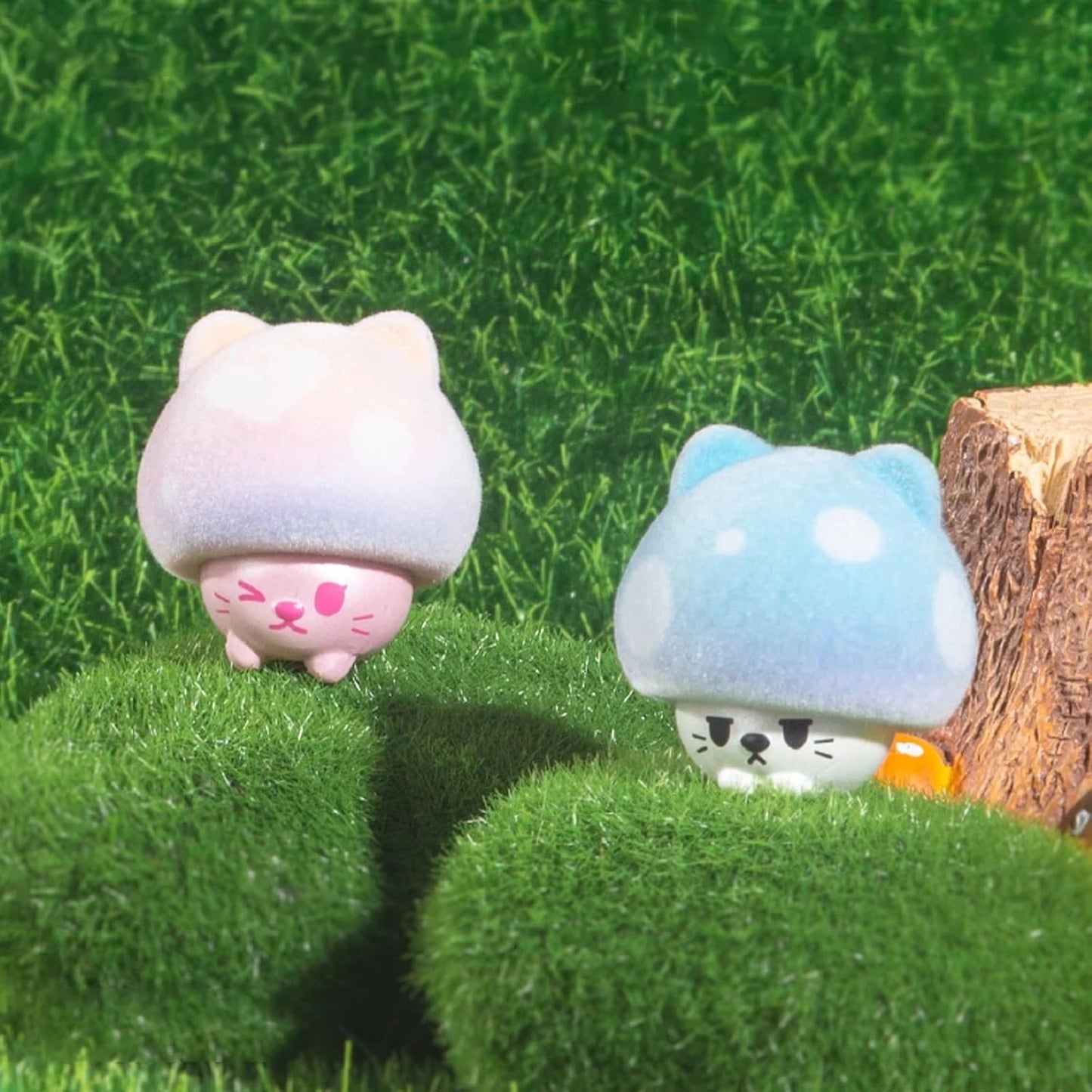 BEEMAI Mushroom Cat Series Figures - Blind Pack (5 items in 1 pack) (1pc)