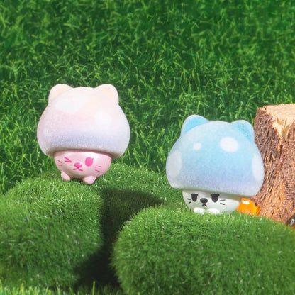 BEEMAI Mushroom Cat Series Figures - Blind Pack (5 items in 1 pack) (1pc)