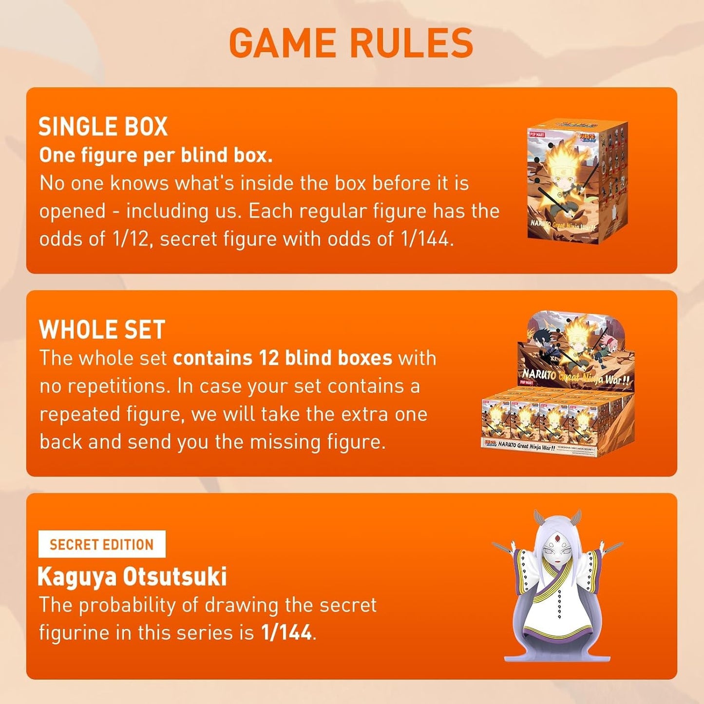 Naruto Ninkai Taisen Blind Box Figure – POP MART Mystery Gacha
