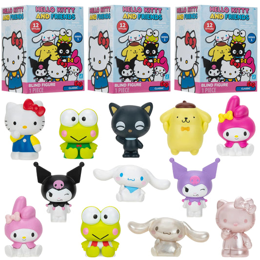 Hello Kitty & Friends Series 1 Mini Figure - Blind Box 3-Pack (1pc)