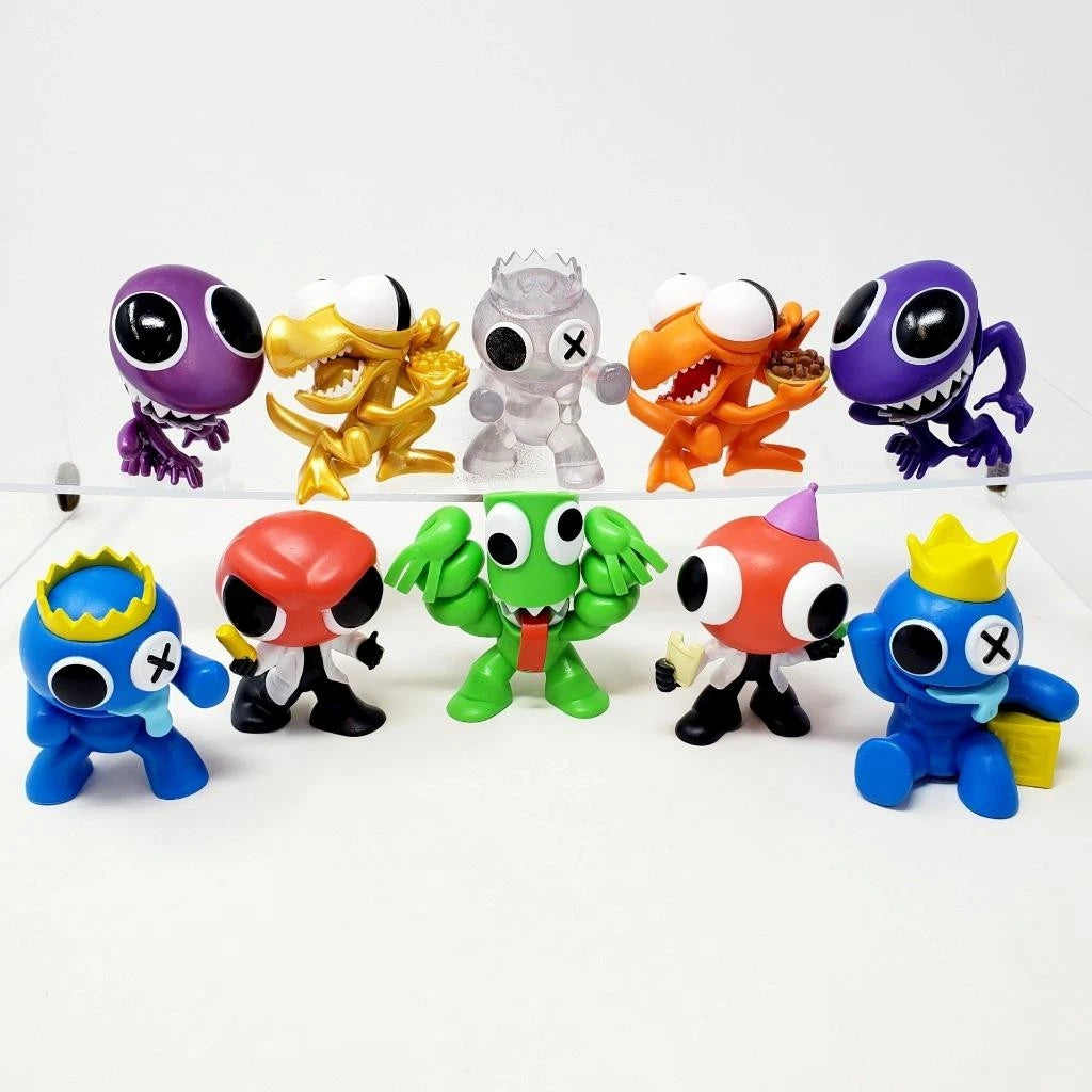 Rainbow Friends Mystery Mini Figures + Stickers - Blind Bag 3-Pack (1pc)