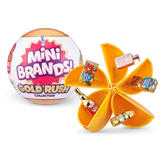 Mini Brands Gold Rush Limited Edition Collectible - Mystery Capsule (1pc)